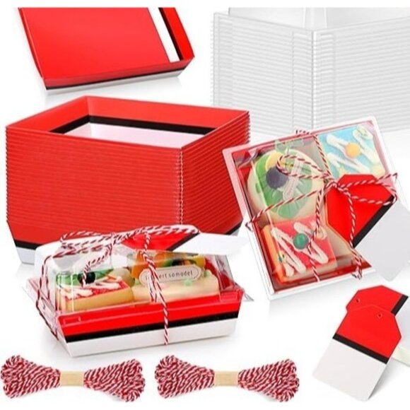 Cartoon Animation Birthday Party Supplies  Boxes Party Boxes with Ropes and Card - Picture 1 of 6